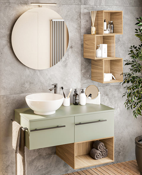 Riflesso - Set mobile bagno 100 - Arredo per il bagno - Limpido Design