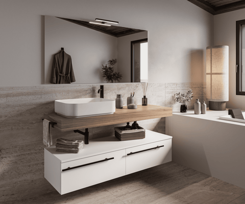 Riflesso - Set top mobile bagno 140.5