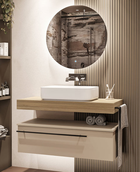 Riflesso - Set top mobile bagno 100.5