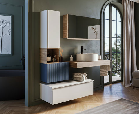 Pensili bagno: guida completa alla scelta funzionale e di design