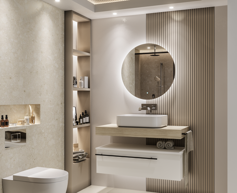 Mobili bagno effetto legno: estetica naturale per ogni stile