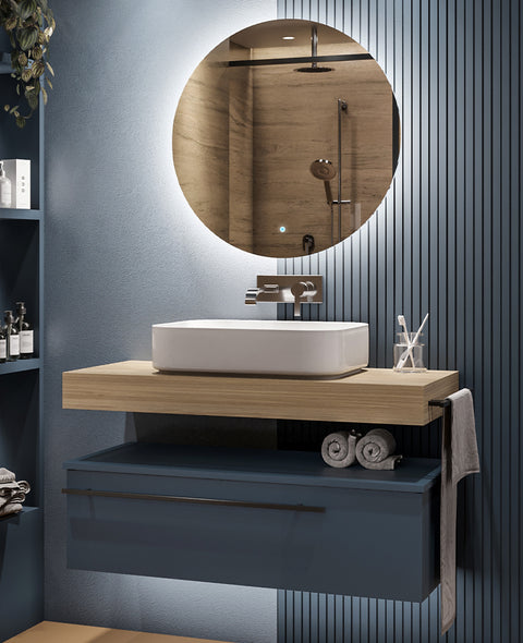 Riflesso - Set top mobile bagno 100 - Arredo per il bagno - Limpido Design