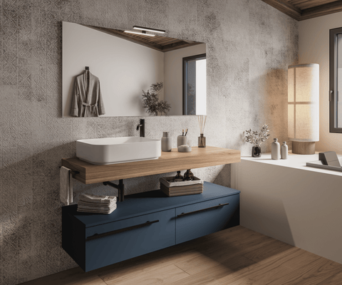Riflesso - Set top mobile bagno 140.5