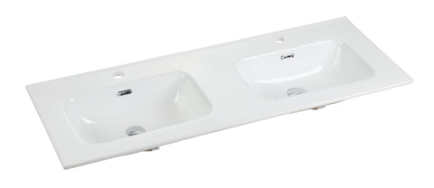 Lavabo doppia vasca in ceramica