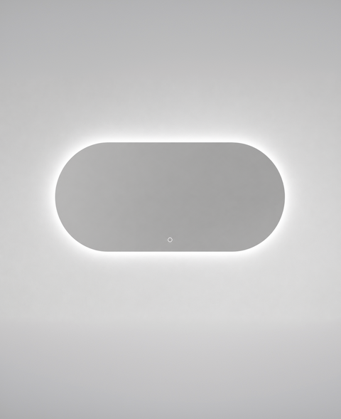 Specchio bagno ovale 120x70 illuminato