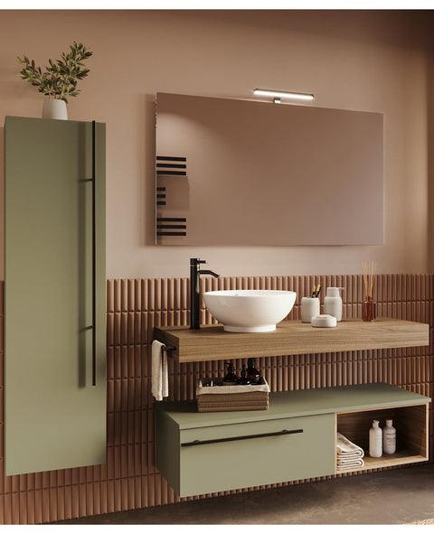 Riflesso - Set mobile bagno top 120 - Arredo per il bagno - Limpido Design