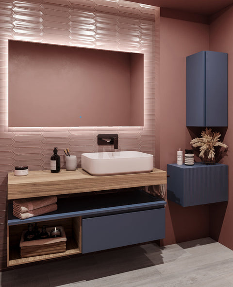 Zefiro - Set mobile bagno top 120 - Arredo per il bagno - Limpido Design